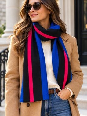Vintage J. Press Yale Divinity School Wool Muffler Scarf Unisex